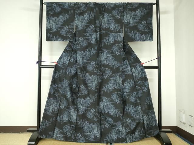 平和屋着物●本場大島紬　総絣　風景文　正絹　逸品　未使用　DABH0388op 22,152円