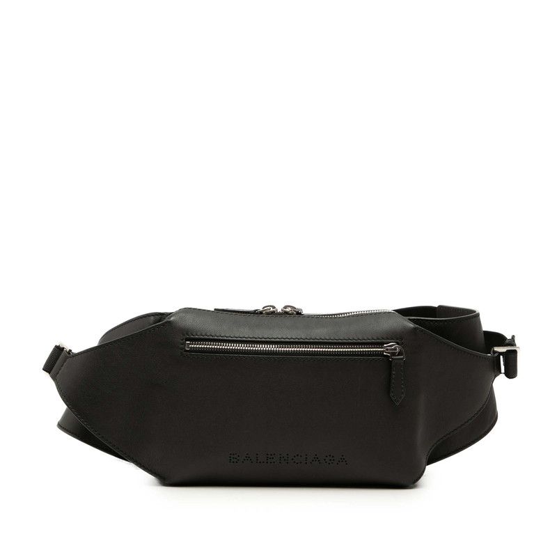 バレンシアガ ボディバッグ ウエストバッグ ベルトバッグ 433625 ブラック レザー レディース BALENCIAGA【1-0281622】 52,680円