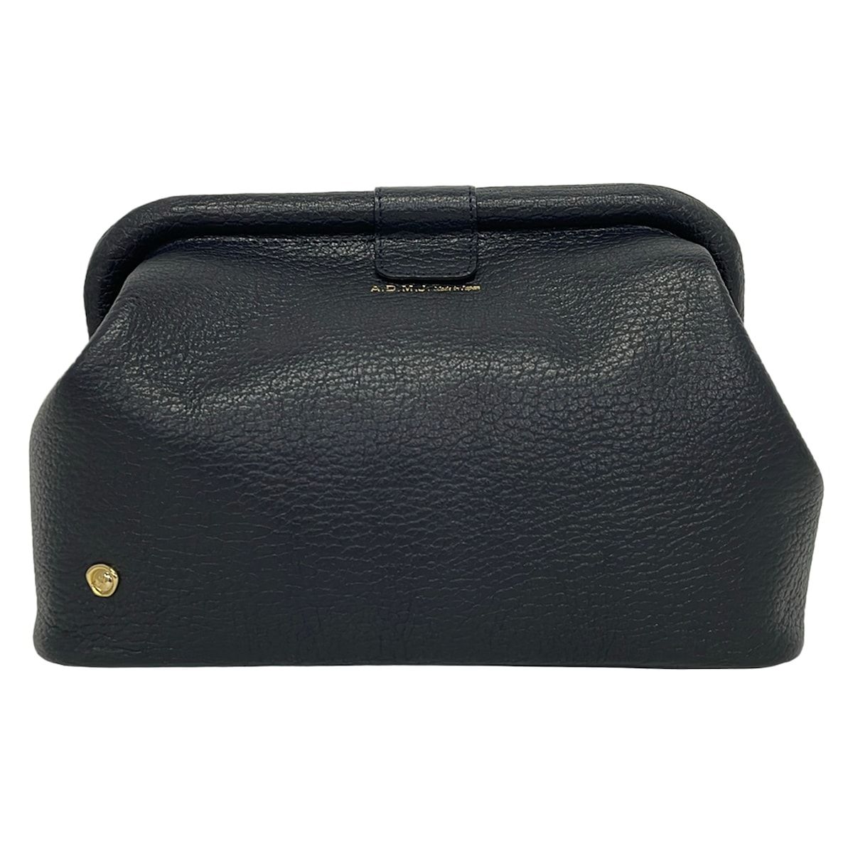 AccessoiresDeMademoiselle(ADMJ)(アクセソワ・ドゥ・マドモワゼル) クラッチバッグ美品 - ダークネイビー レザー 13,806円
