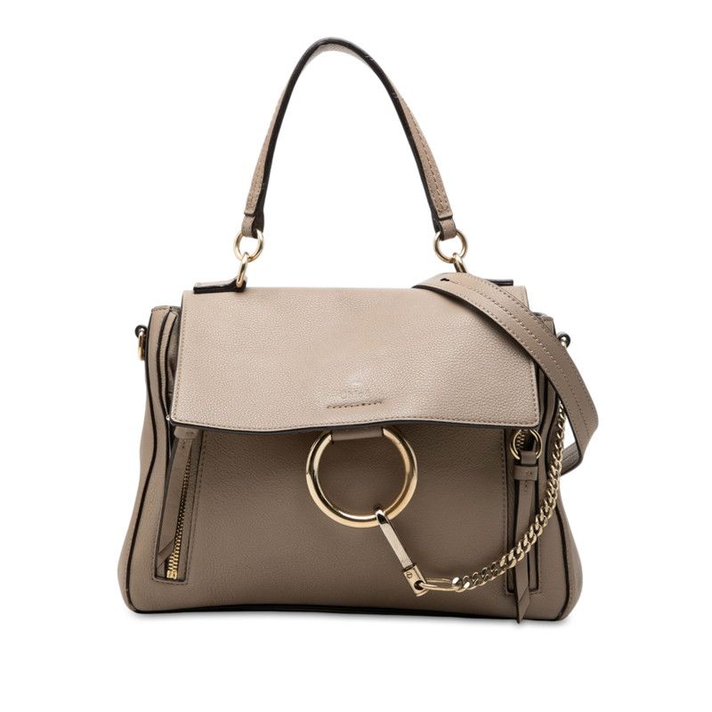 クロエ フェイ ハンドバッグ ショルダーバッグ 2WAY 04175665 ベージュ レザー レディース Chloe【1-0283503】