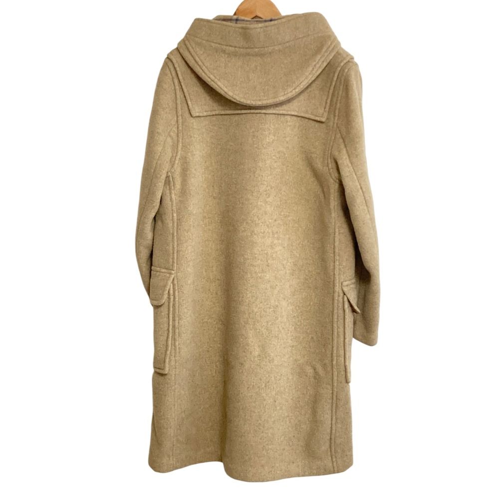 【希少なカシミア混】グローバルオール ダッフルコート 英国製 明るめのベージュ 美品 GLOVERALL グローバーオール カシミヤブレンド ダッフルコート 36