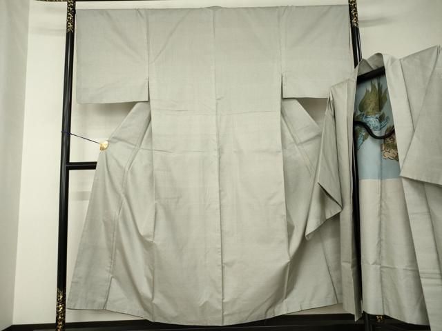 平和屋着物●男性　本場大島紬　アンサンブル　格子　正絹　逸品　AABJ8193ck 33,800円