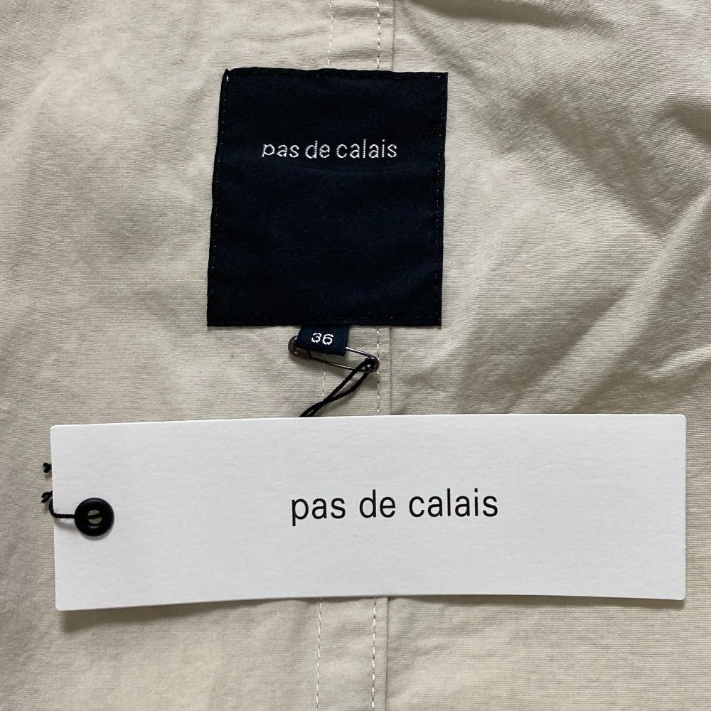 未使用 pas de calais パドカレ SUNNY DRY モッズコート 9153 サイズ36