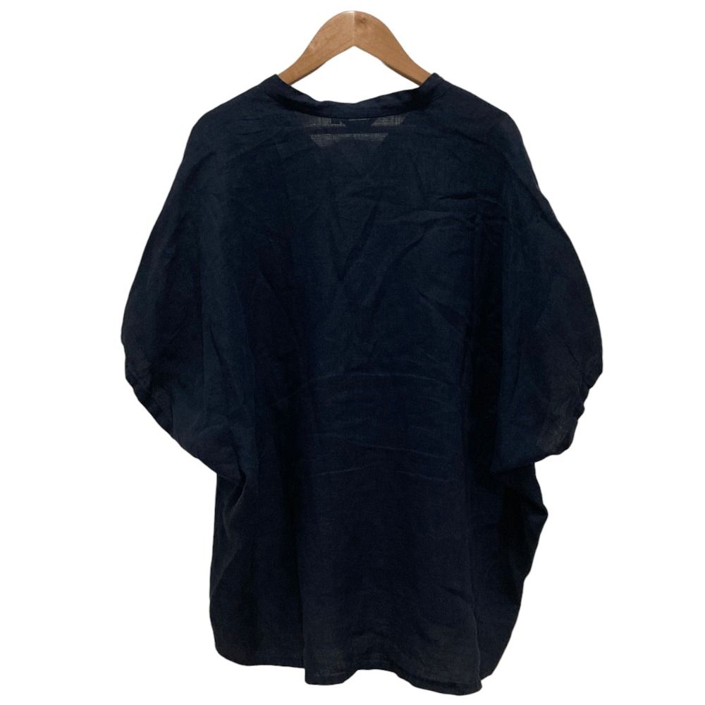 お値下げ✳︎パドカレ　シャツ 美品 pas de calais パドカレ 60リネン ブラウス シャツ 6411 サイズ34