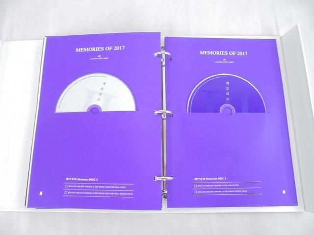 韓流 防弾少年団 BTS ジョングク Memories 2017 DVD トレカ付 中古品
