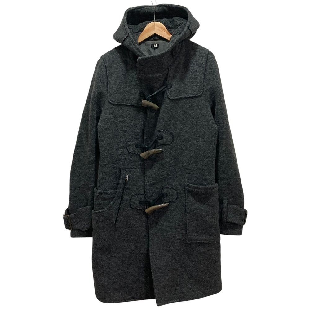 LGB ルグランブルー DUFFLE COAT/M 0125K アシンメトリーポケット ダッフルコート 3 グレー メンズ 古着 中古 USED