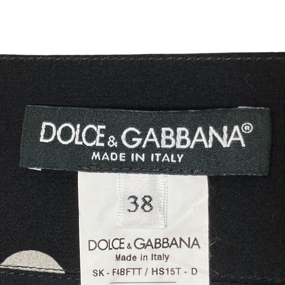 美品 DOLCE&GABBANA ドルチェアンドガッバーナ ポルカドットプリント