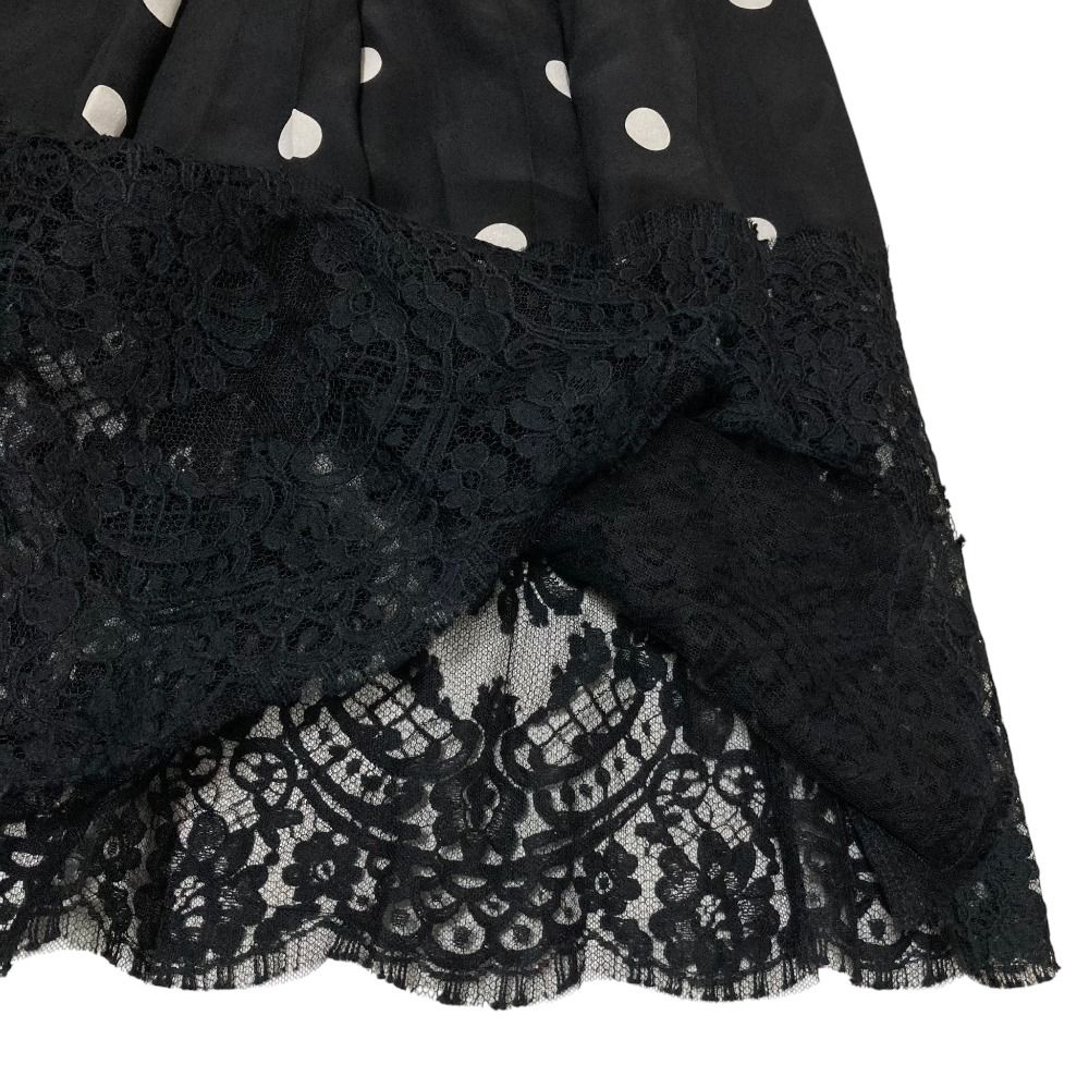 美品 DOLCE&GABBANA ドルチェアンドガッバーナ ポルカドットプリント