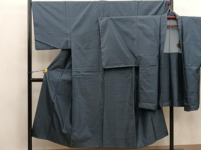 平和屋着物●男性　本場大島紬　アンサンブル　絣文様　正絹　逸品　BAAX5769mz 23,400円