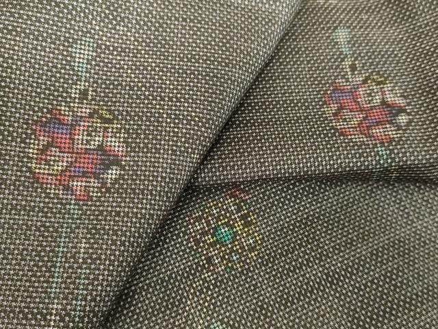 平和屋着物●本場大島紬　7マルキ　花簪　正絹　逸品　DABH0025op 22,776円