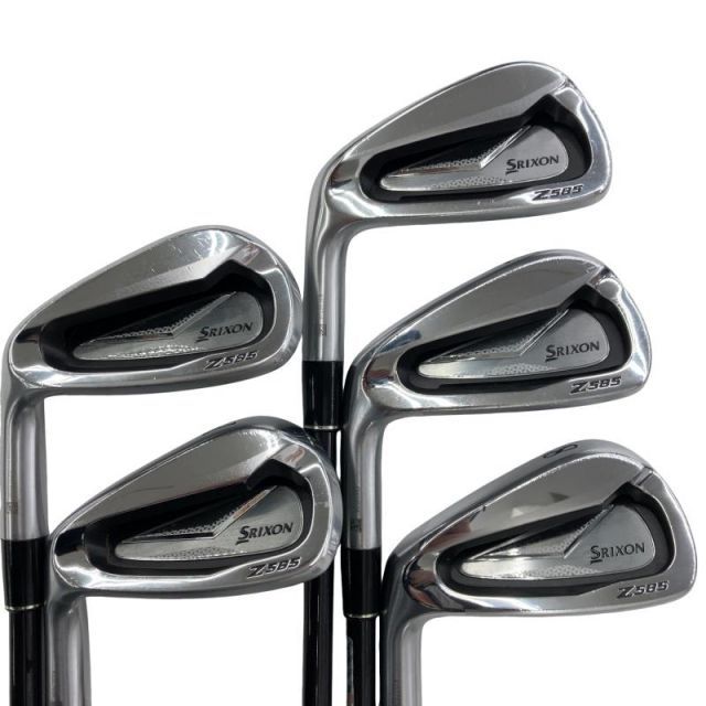 【中古】 ダンロップ SRIXON Z585 6S レフティ アイアンセット IR Miyazaki Mahana (フレックスS) メンズ 男性用 左利き レフティ 左用 Cランク ゴルフクラブ