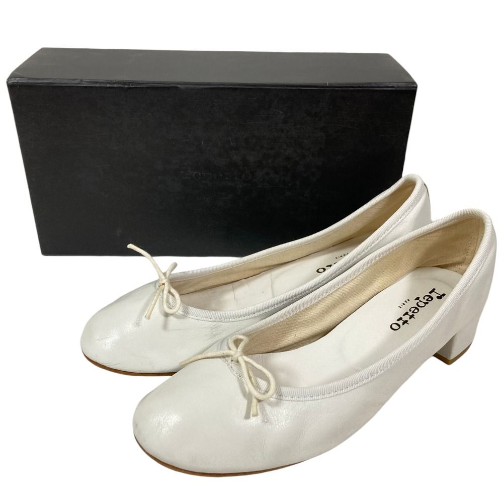 Repetto レペット Camille カミーユ バレエシューズ パンプス VX511VE サイズ38 約24.5cm ホワイト レディース 古着 中古 USED