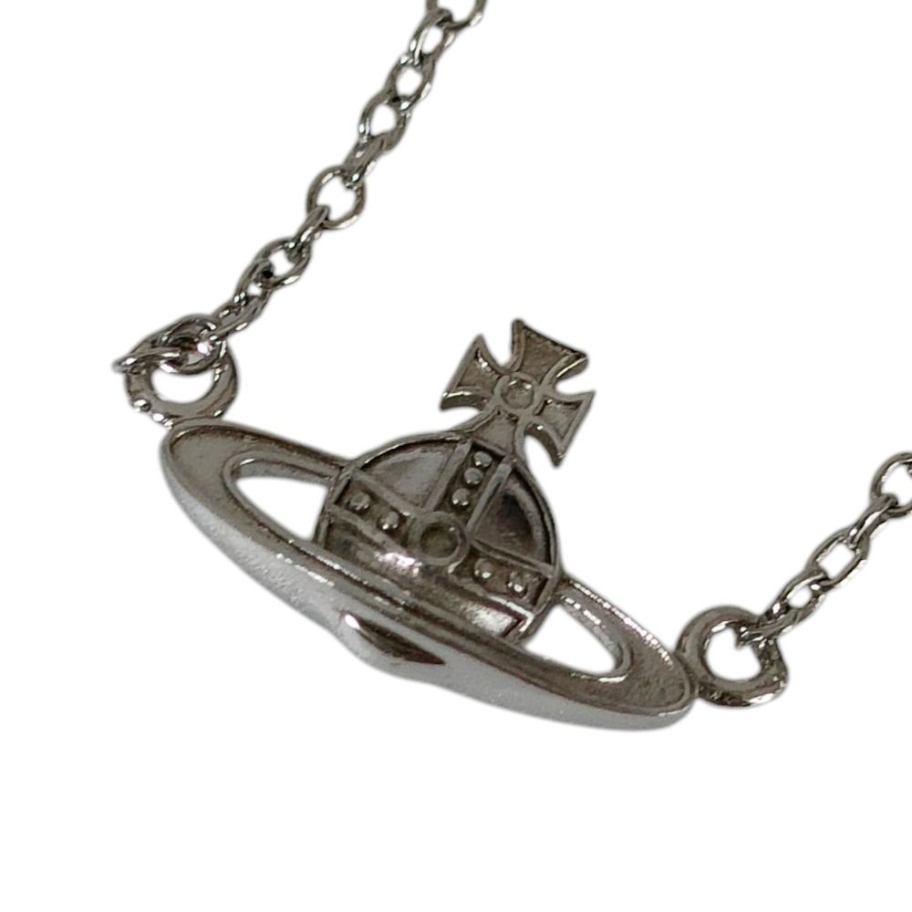新品同様 Vivienne Westwood ヴィヴィアンウエストウッド SV925 オーブ チェーン ネックレス アクセサリー シルバー レディース 古着 中古 USED 8,023円