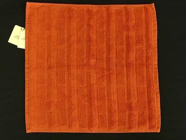 定額 ■新品■未使用■ HERMES エルメス ラビリンス コットン100% ハンドタオル フェイスタオル レディース メンズ オレンジ系 HE0950