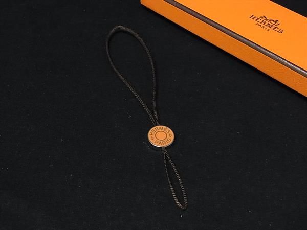 □極美品□ HERMES エルメス セリエ シルバー金具 ストラップ