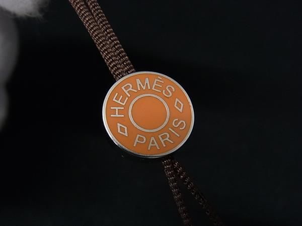 □極美品□ HERMES エルメス セリエ シルバー金具 ストラップ