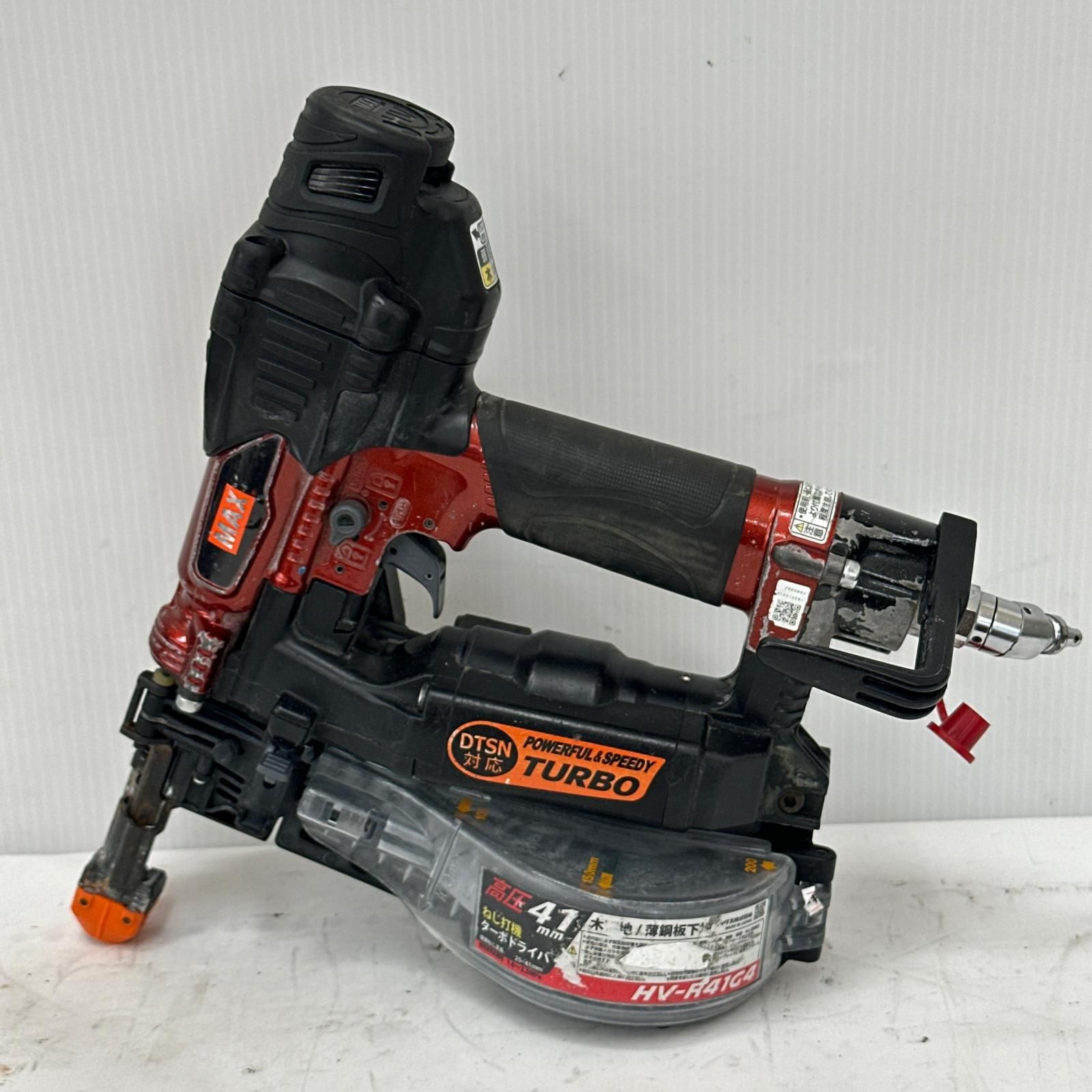 MAX マックス エア釘打ち　高圧　41ｍｍ HV-R41G4 レッド