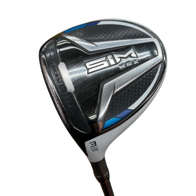 【中古】 テーラーメイド SIM MAX 3W レフティ フェアウェイウッド FW リシャフト (フレックスその他) メンズ 男性用 左利き レフティ 左用 Cランク ゴルフクラブ