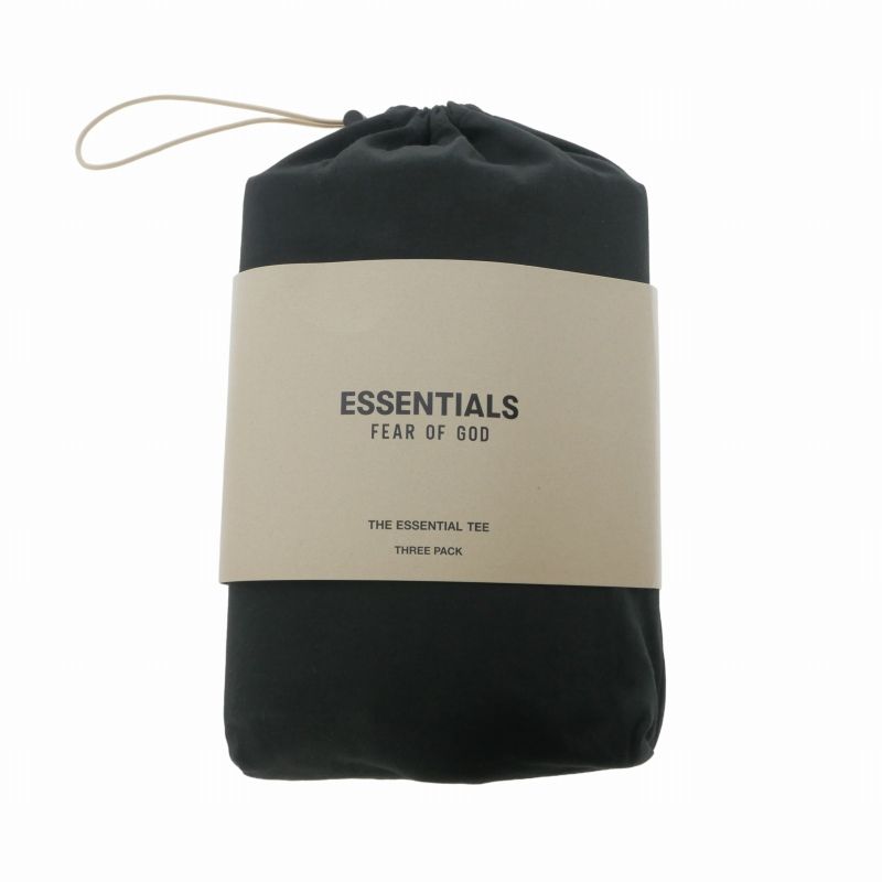 エフオージー エッセンシャルズ FOG ESSENTIALS 3-PACK ESSENTIAL TEE パックTシャツ 3枚セット カットソー 半袖 M ブラック 黒