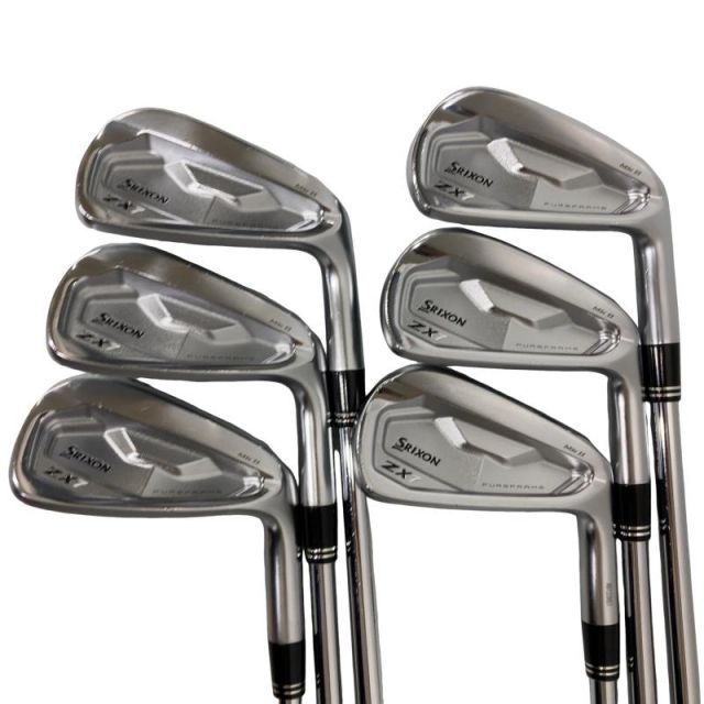 60セット 中古】 ダンロップ SRIXON ZX7 Mk II 6S アイアンセット IR リシャフト