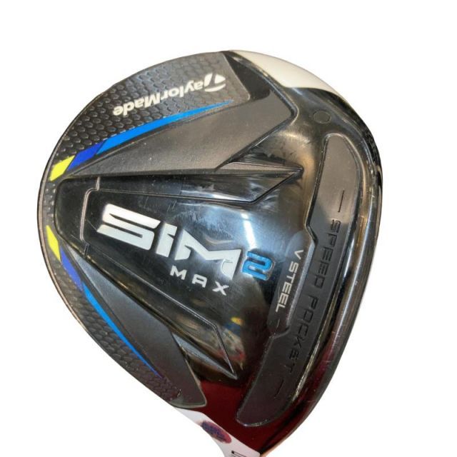 【中古】 テーラーメイド SIM2 MAX 5W フェアウェイウッド FW Tour AD HD-6 (フレックスS) メンズ 男性用 右利き 右用 Cランク ゴルフクラブ
