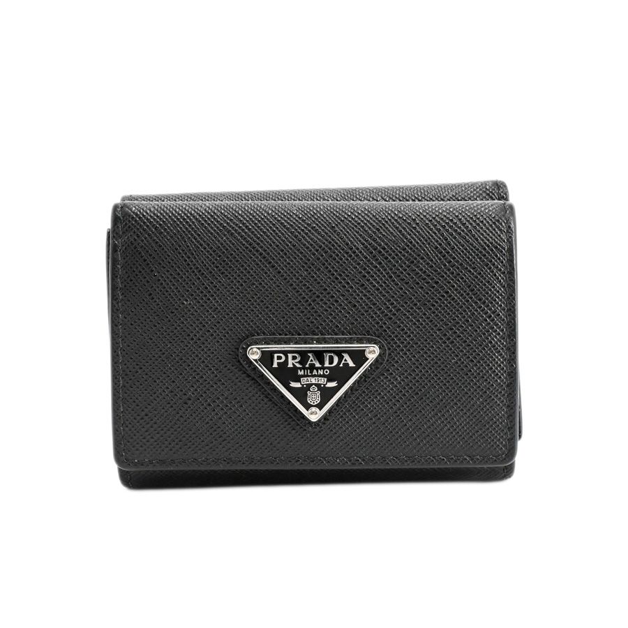 PRADA プラダ ミニウォレット サフィアーノトライアングル財布 2MH042