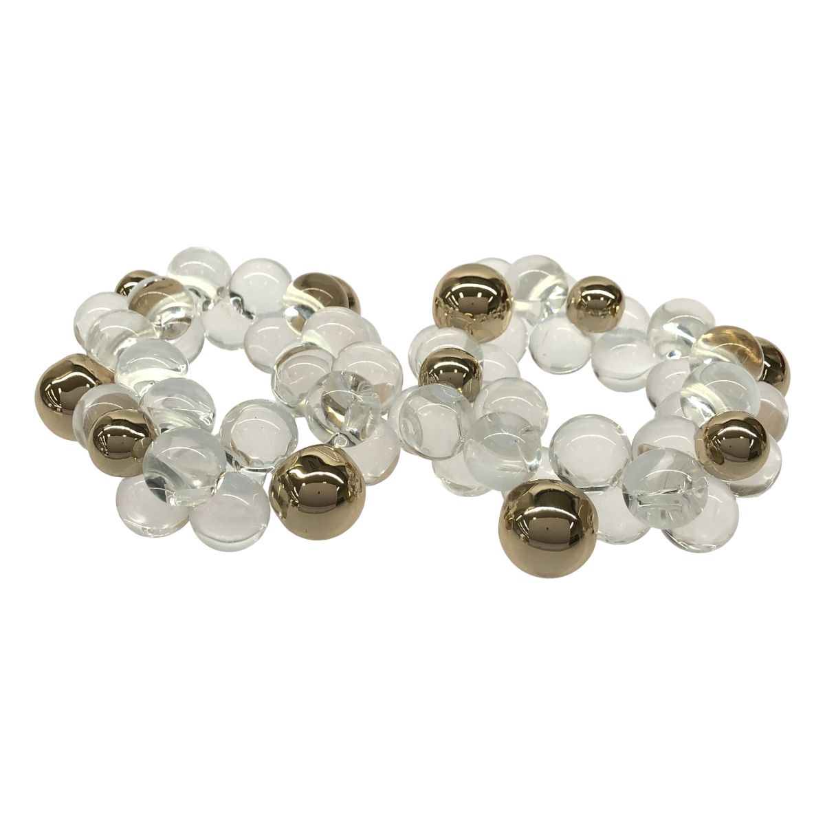 HARUNOBUMURATA ハルノブムラタ 26SS NIZZA BRACELET - CRYSTAL GOLD BRACELET ブレスレット セット ゴールド クリア 21,700円