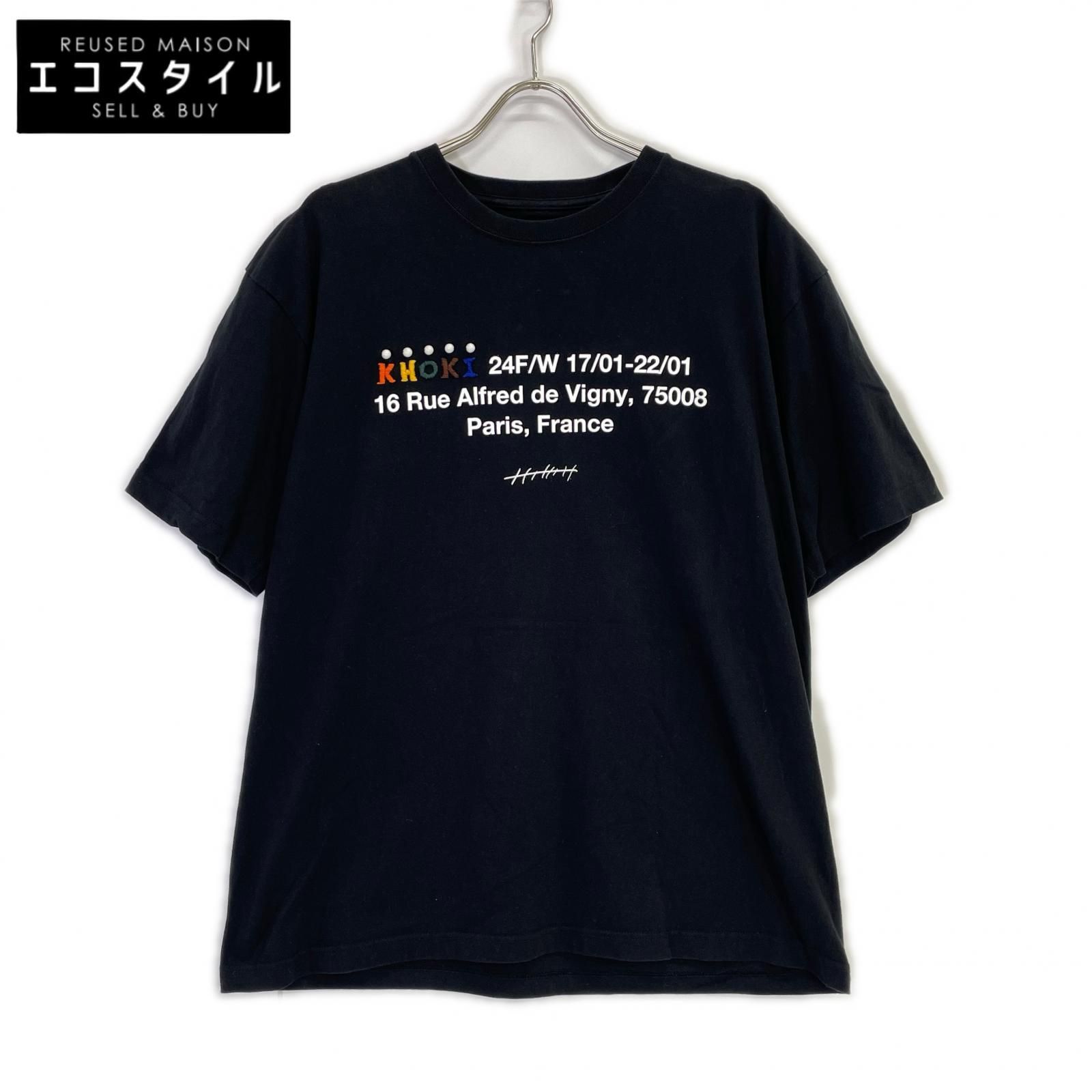 KHOKI　コッキ　24FW 24fw-t-03 ブラック STAFF Tシャツ　3