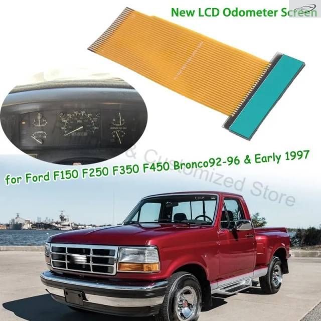 LCD Odometer Screen 92-96 Early 1997 d F150 F250 F350 F450 Bronco also the Econoline vans