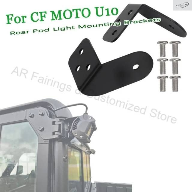 Pair Rear Pod Light Mounting Brackets Mount U10