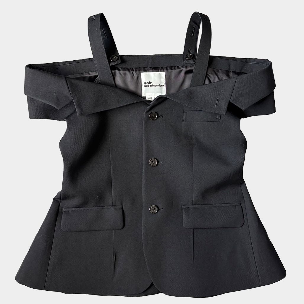 NOIRは KEI NINOMIYA ノワールケイニノミヤ　2025AW オフショルダーブレザー