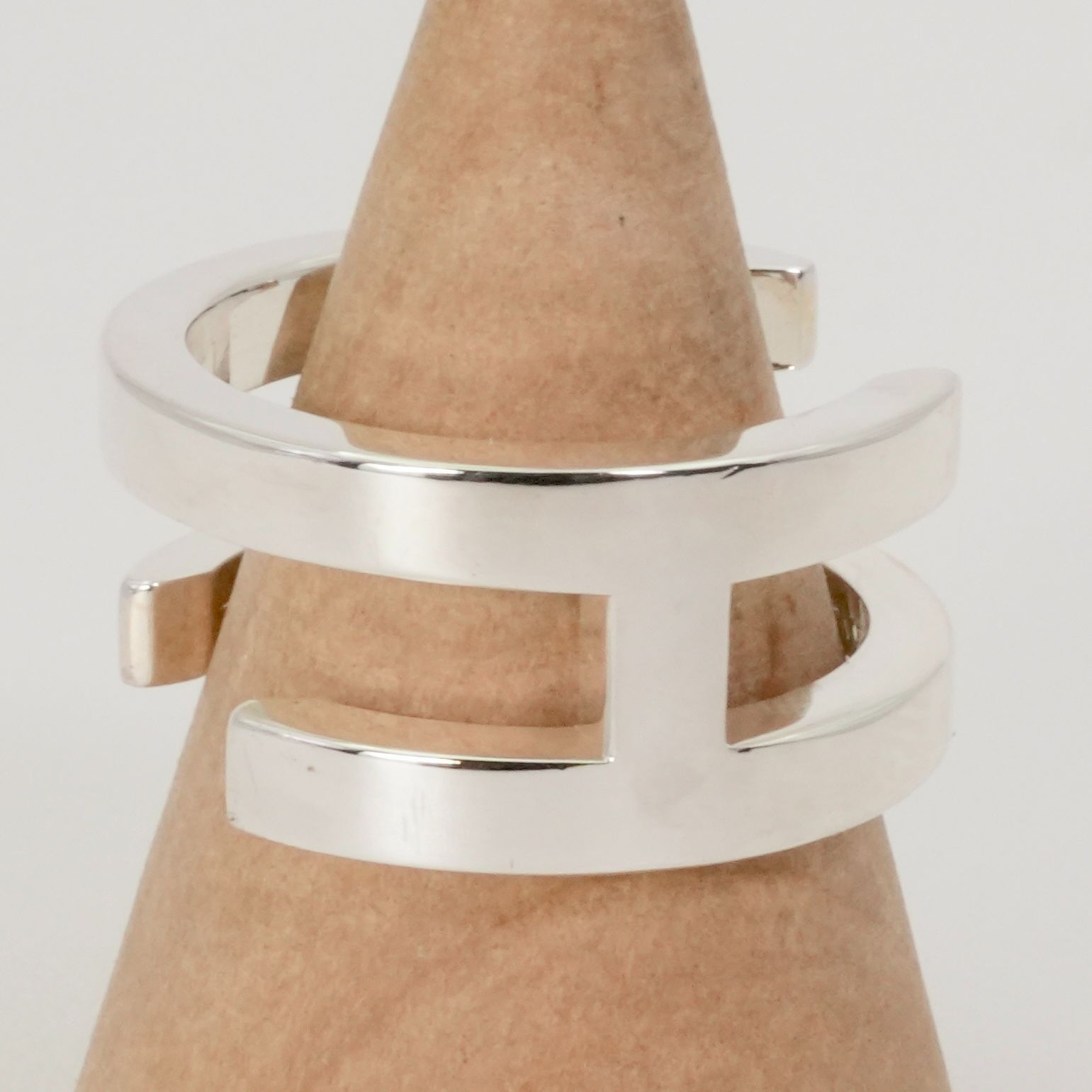 希少 美品 エルメス H シンボル リング シルバー/24-4592 59,840円