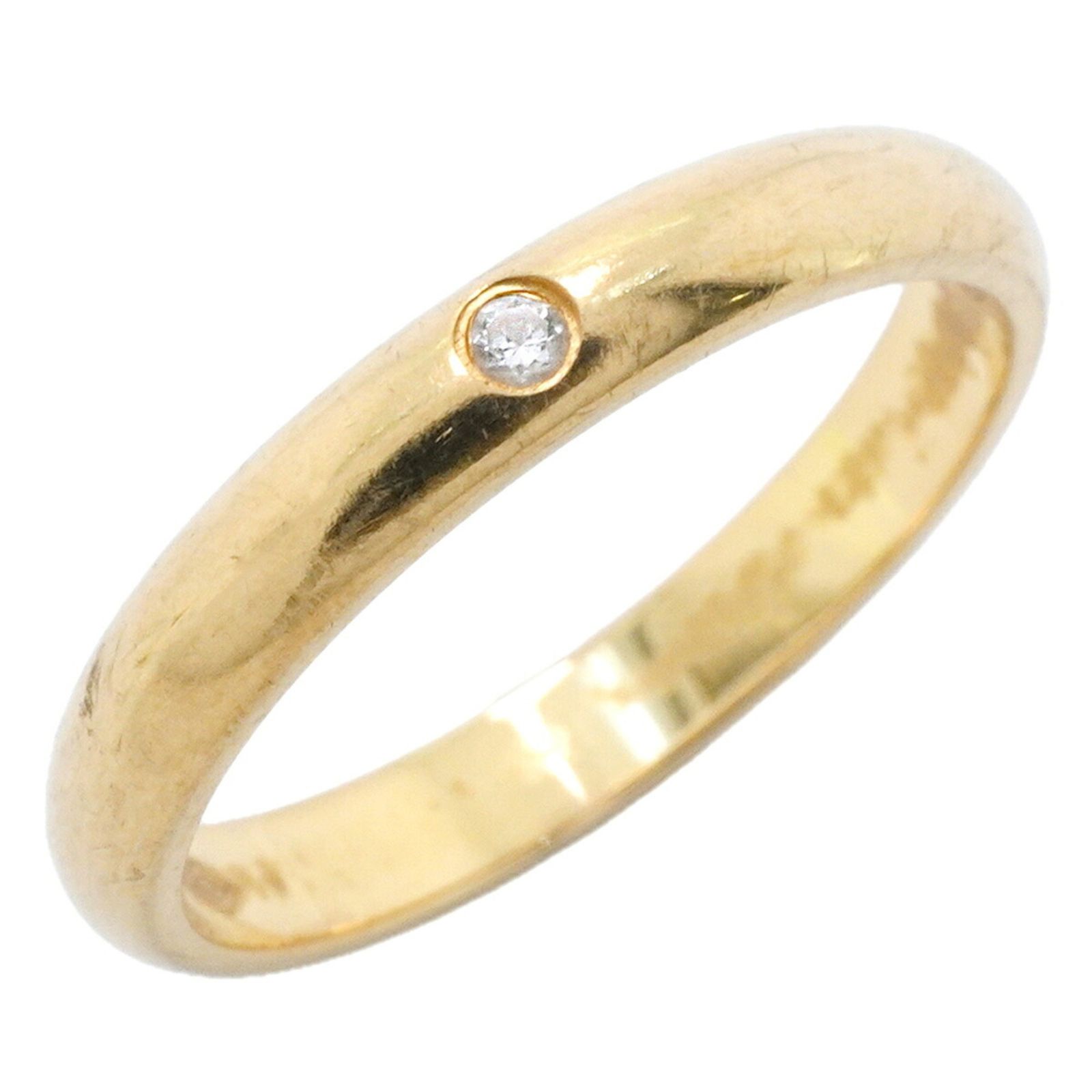 カルティエ(Cartier) カルティエ リング クラシック 1PD 18KYG イエローゴールド ダイヤモンド ＃46レディース