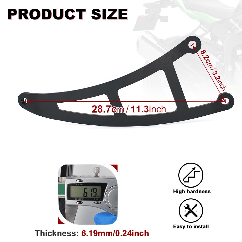 a出品 Xracingmoto カワサキ ZX6-R 2009〜2024対応 マフラーサポート