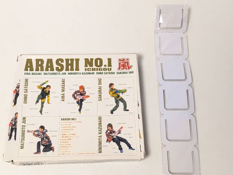 嵐 アルバム ARASHI No.1 嵐は嵐を呼ぶ 初回限定盤 CD 特典ステッカー