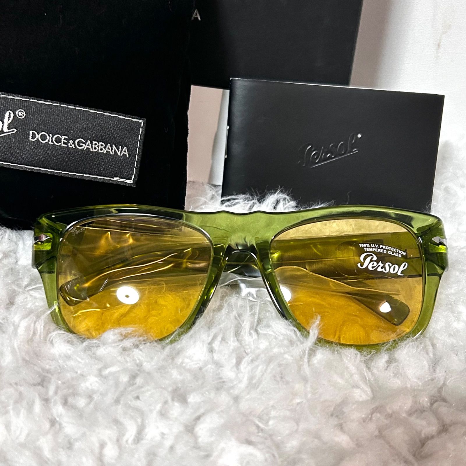未使用タグ付き　箱付き　DOLCE&GABBANA persol コラボ　ドルガバ　ドルチェアンドガッバーナ　パルソール　サングラス 24,090円