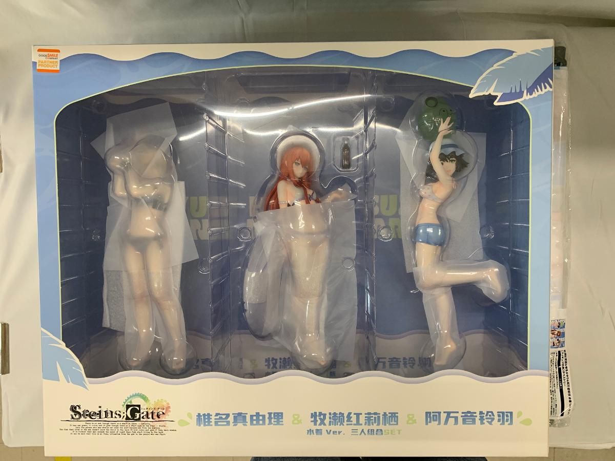 Makise Kurisu & Shiina Mayuri & Amane Suzuha Swimsuit Ver. Set “STEINS; GATE” 1/7 Plastic Pre-painted Finished