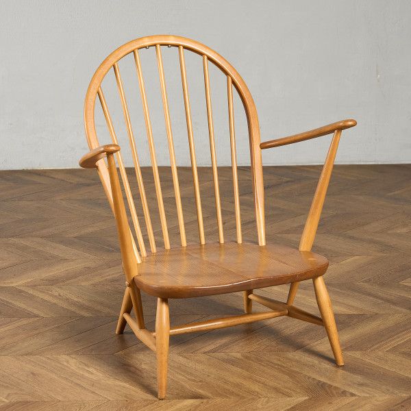 椅子・ソファ イギリス エルム アーコール ERCOL ercol グランドマザー ロッキングチェア ブルーラベル 超レア 安楽椅子 英国 ヴィンテージ 応接 希少 ウインザー #99371 54,000円