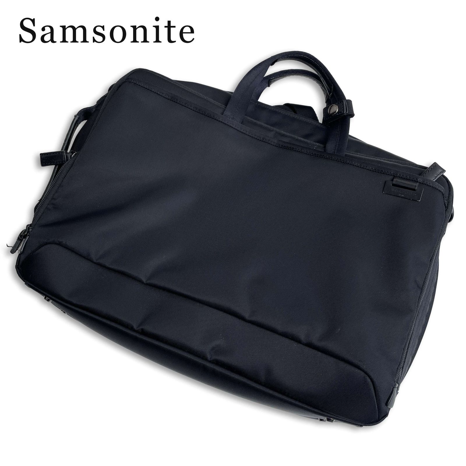 Samsonite サムソナイト 通年★ デボネア5 3WAY ブリーフケース ビジネス バッグ 鞄 Sz.F メンズ 黒