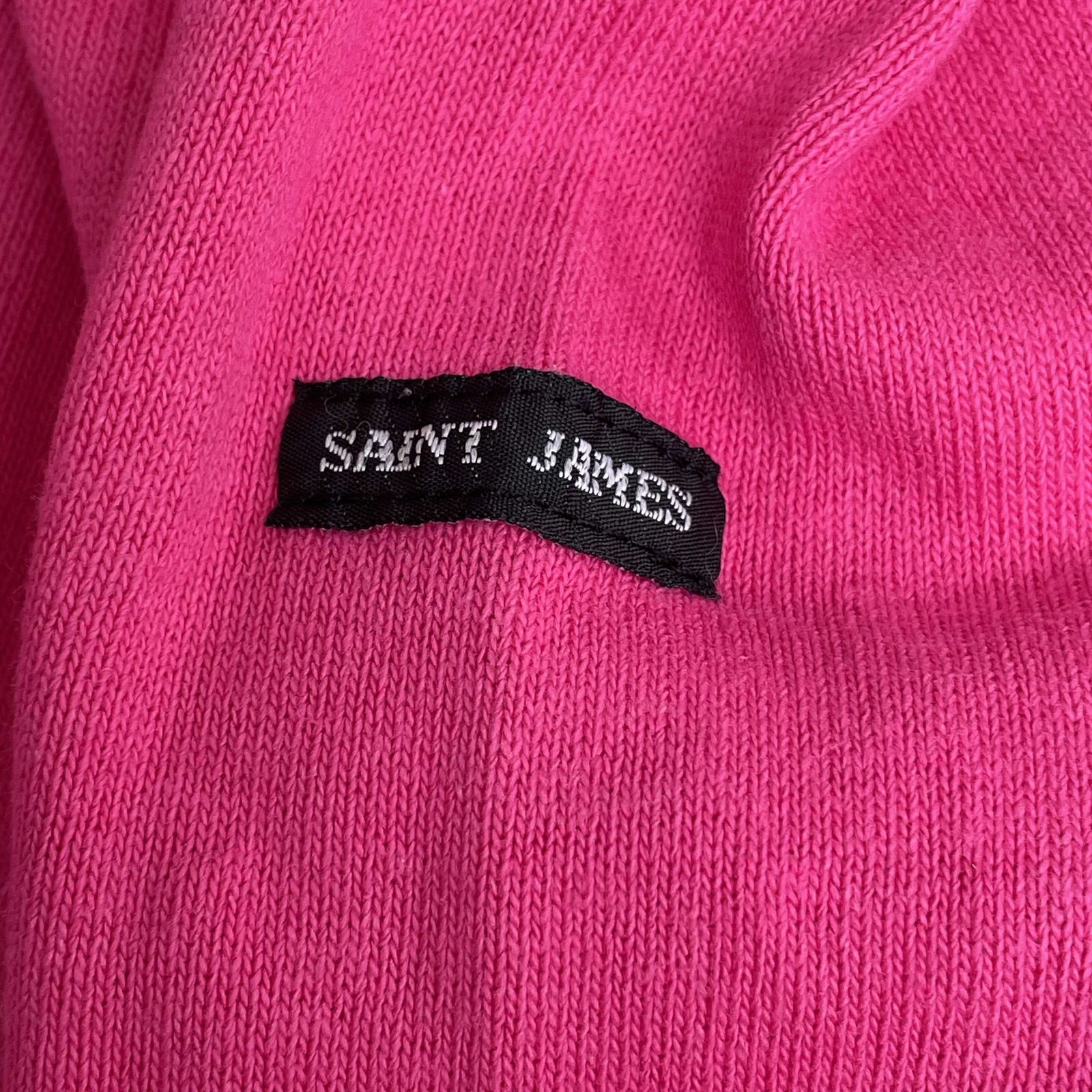 SAINT JAMES バスクシャツ　フランス製　セントジェームス　ロンT フランス製☆ SAINT JAMES セントジェームス 通年 ロゴ☆ 長袖 バスク
