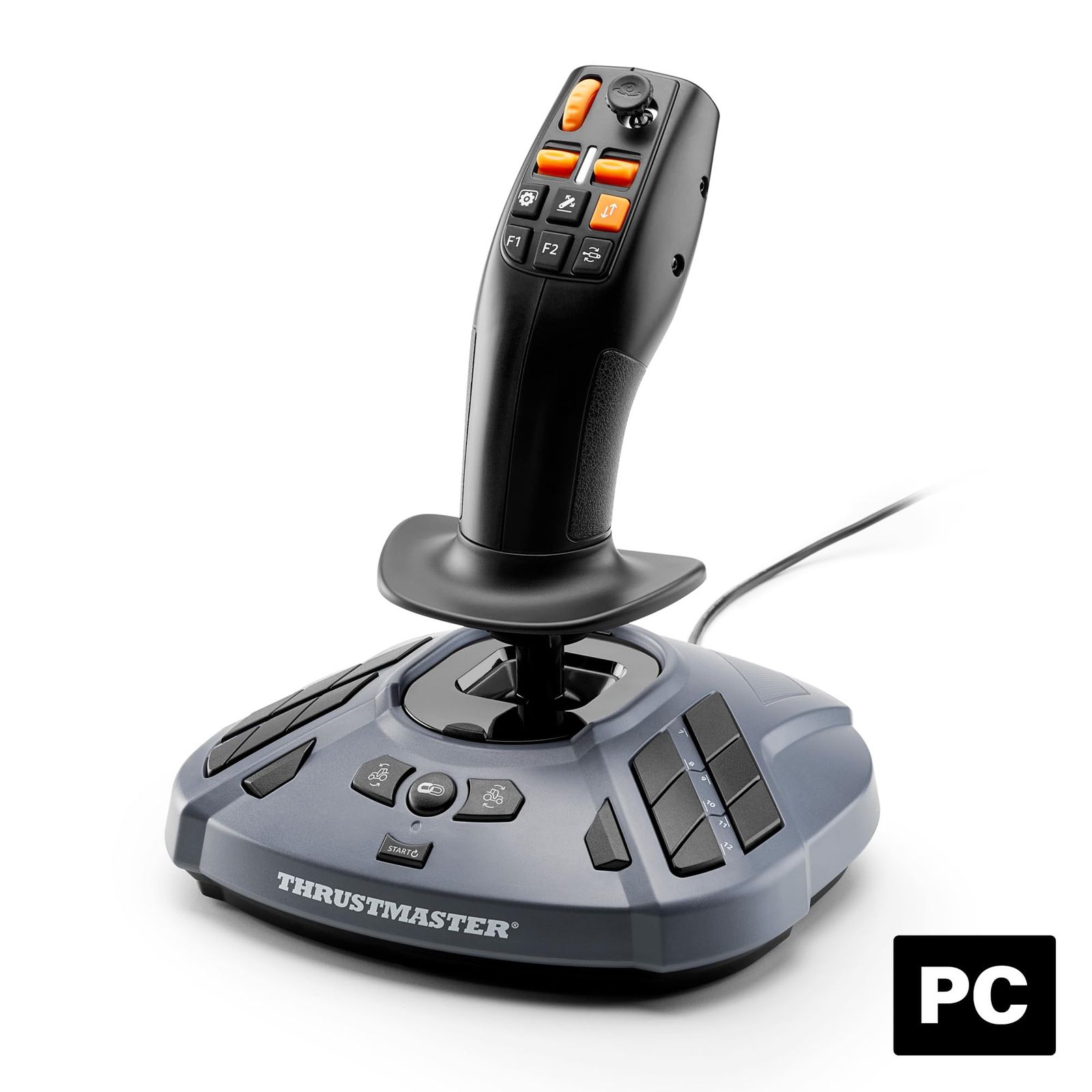 SimTask FarmStick ファーミング用 スラストマスター 多ボタン Thrustmaster ジョイスティックPC用 最大33ボタン 国内正規品 ファーミングシミュレーター対応
