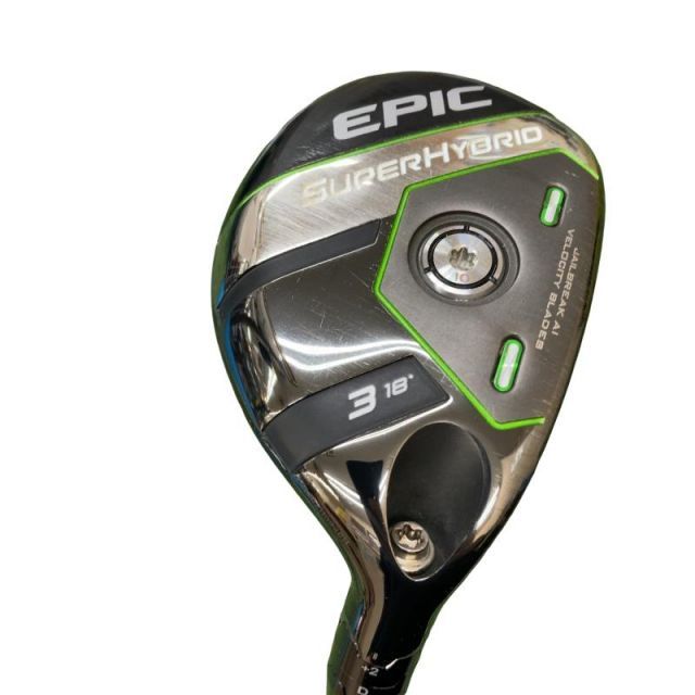 【中古】 キャロウェイ EPIC SUPER HYBRID U3 ユーティリティ UT リシャフト (フレックスその他) メンズ 男性用 右利き 右用 Cランク ゴルフクラブ 15,289円