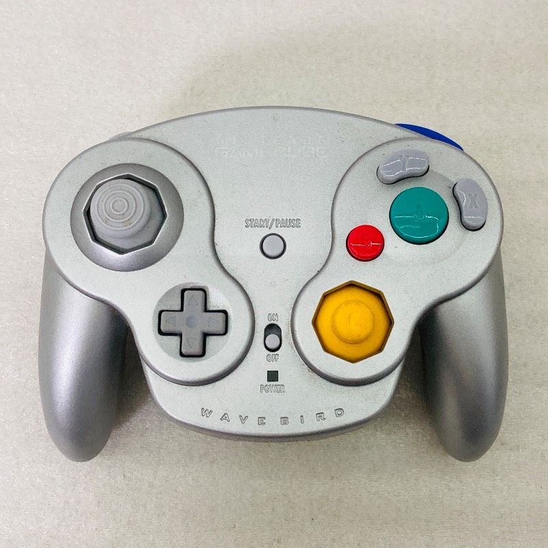 【通電のみ】ニンテンドー ゲームキューブ ワイヤレスコントローラ シルバー DOL-004 Nintendo 任天堂 GAME CUBE GC HA10