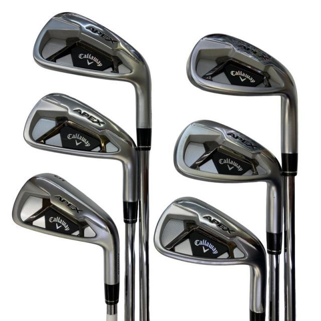 【中古】 キャロウェイ APEX(2021) 6S アイアンセット IR NS PRO MODUS3 TOUR105 (フレックスS) メンズ 男性用 右利き 右用 Cランク ゴルフクラブ