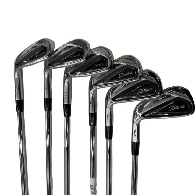 【中古】 タイトリスト Titleist AP2 716 6S レフティ アイアンセット IR Dynamic Gold AMT (フレックスS) メンズ 男性用 左利き レフティ 左用 Cランク ゴルフクラブ
