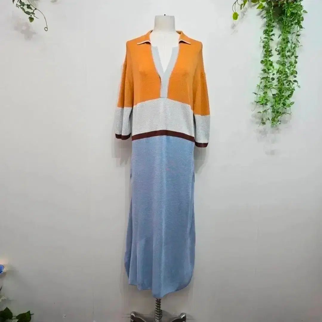 LATT by T 20'FW カラー ブロック ニット ONE PIECE