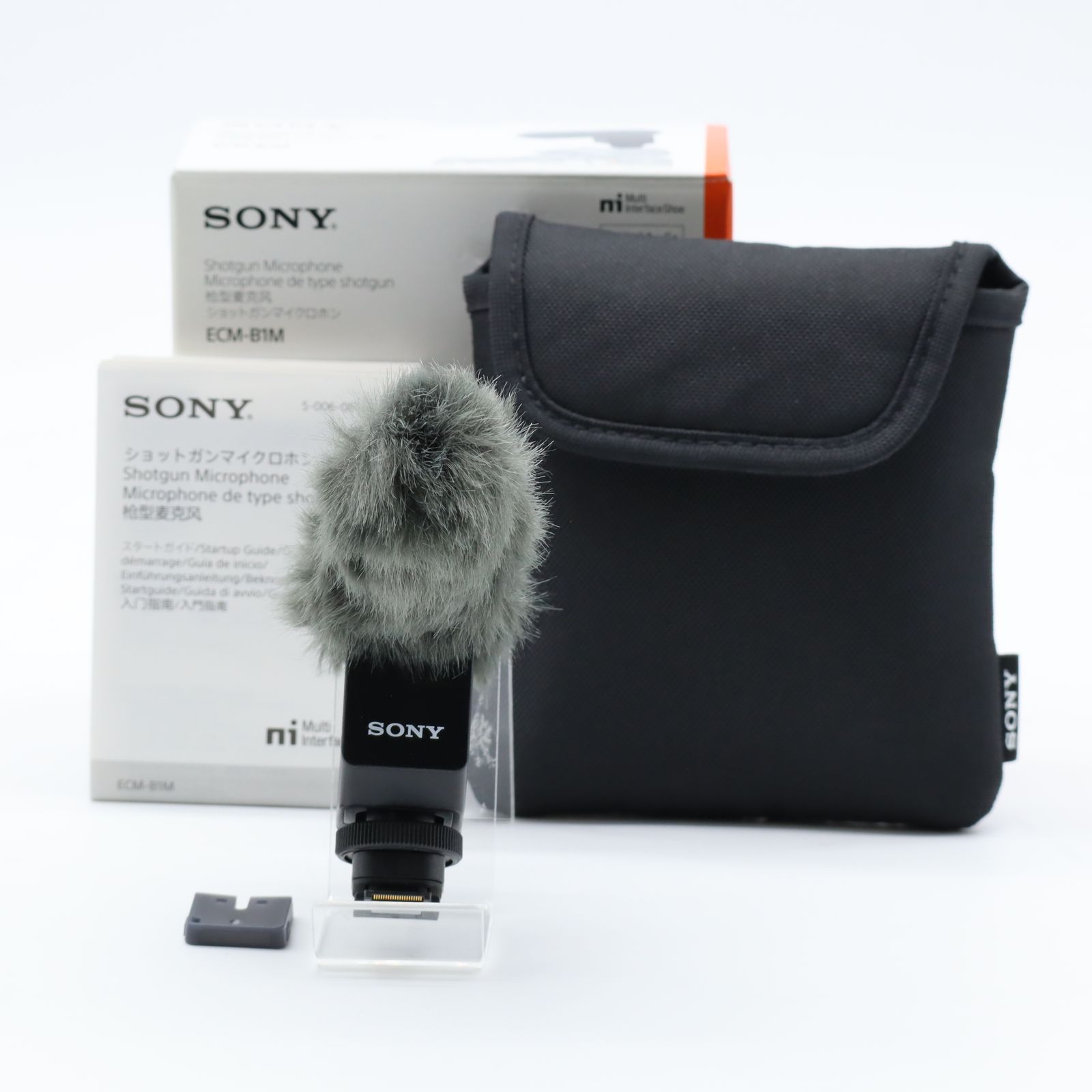 SONY ECM-B1M デジタルショットガンマイク｜MIシュー対応 外部マイク｜単一指向性・動画／Vlog撮影向け ソニー【中古】