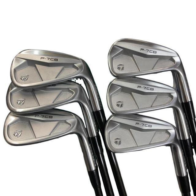 【中古】 テーラーメイド Taylor Made P・7CB(2024) 8S アイアンセット IR 純正特注シャフト (フレックスS) メンズ 男性用 右利き 右用 Cランク ゴルフクラブ