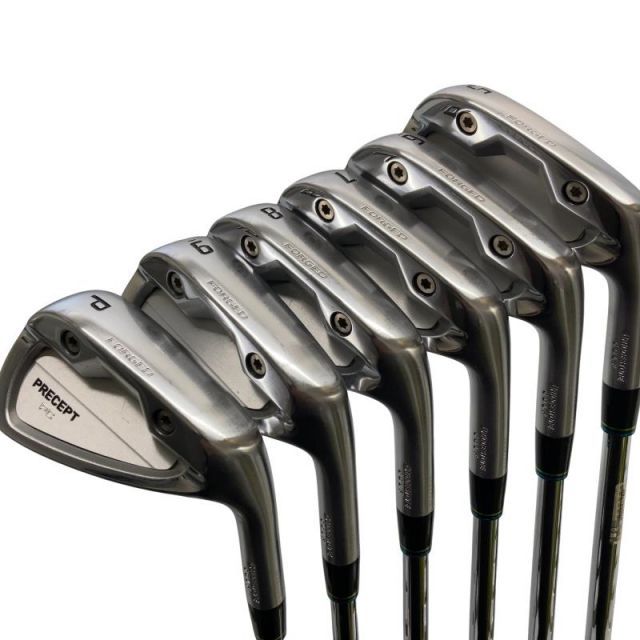 【中古】 ブリヂストン PRECEPT PC FORGED シルバー 6S アイアンセット IR NS PRO MODUS3 TOUR105 (フレックスS) メンズ 男性用 右利き 右用 Cランク ゴルフクラブ