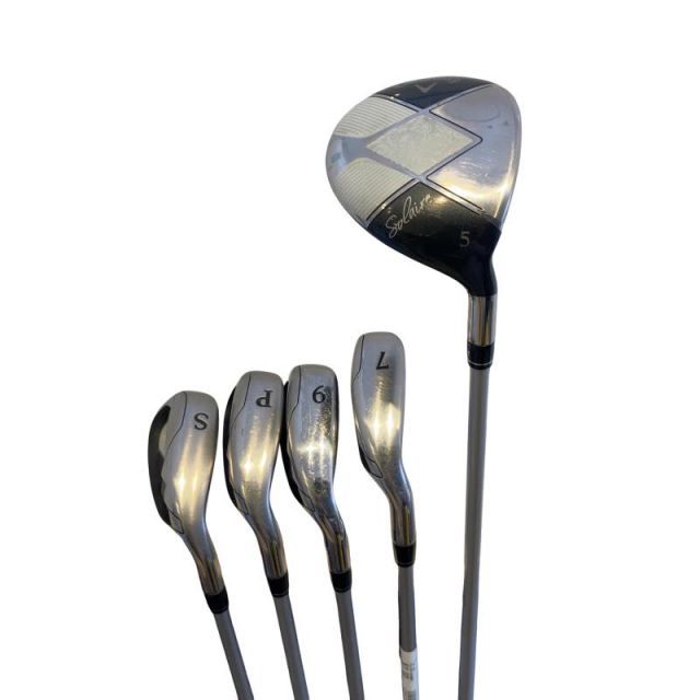【中古】 キャロウェイ SOLAIRE(2012) 8S レディース クラブセット CS SOLAIRE 40(2012) (フレックスL) レディース 女性用 右利き 右用 Cランク ゴルフクラブ
